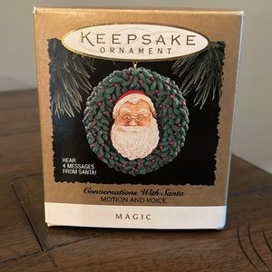 Conversations With Santa Hallmark Ornament 1994